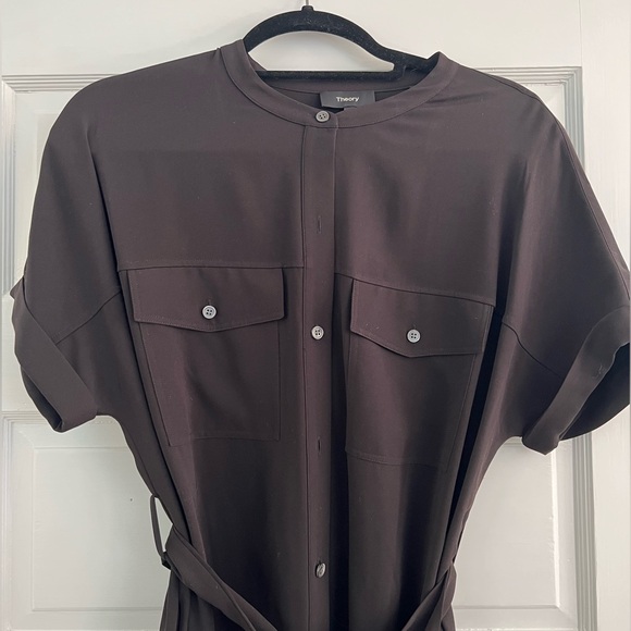 NWT Theory Belted Cargo Dress - Picture 4 of 6